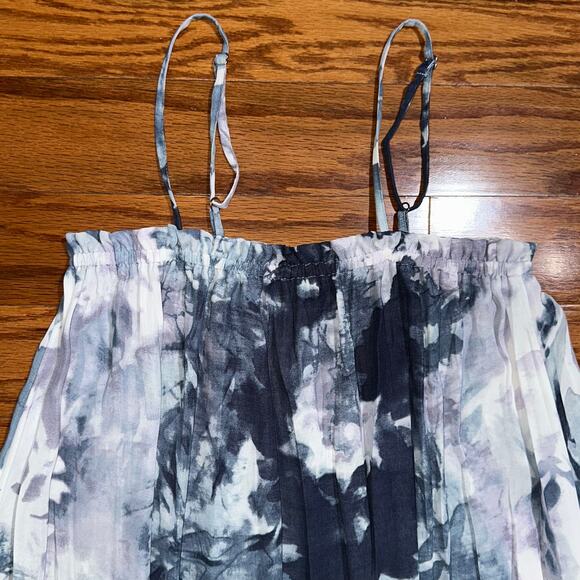 Stile Benetton Watercolor Floral Relaxed Ruffle Mini Dress Size XS - Picture 7 of 11